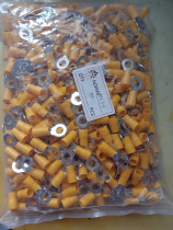 Jinfeng ground wire ring terminal lug RV5 5-6 round pre-terminal cold press terminal 500 package