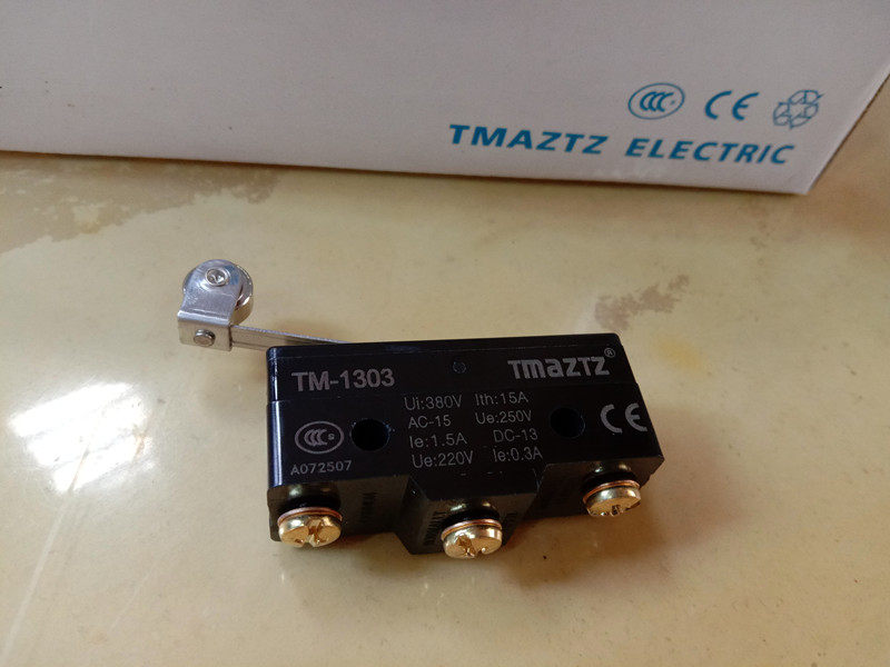 Original installation TMAZTZ Yoned TM-1303 microswitch stroke switch self-restoring limit switch silver spot copper piece