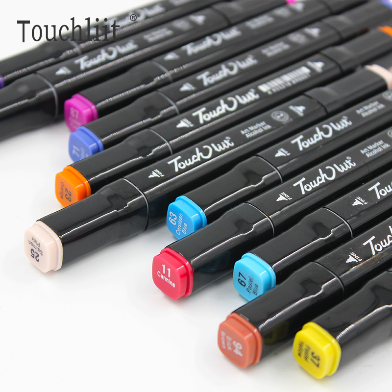 Touchliit 3rd Generation Microphone 3rd Generation Alcohol Oily Microphone 30 Colors Student Industrial Hand-painted Design