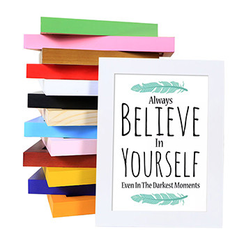 Solid wood hanging wall photo frame swinging table 7 inches 5 6 8 10 12 inch creative seven inch children's photo swinging frame