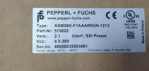 Banking double-Kaiff absolute value encoder ASM58N-F1AAAR0GN-1213