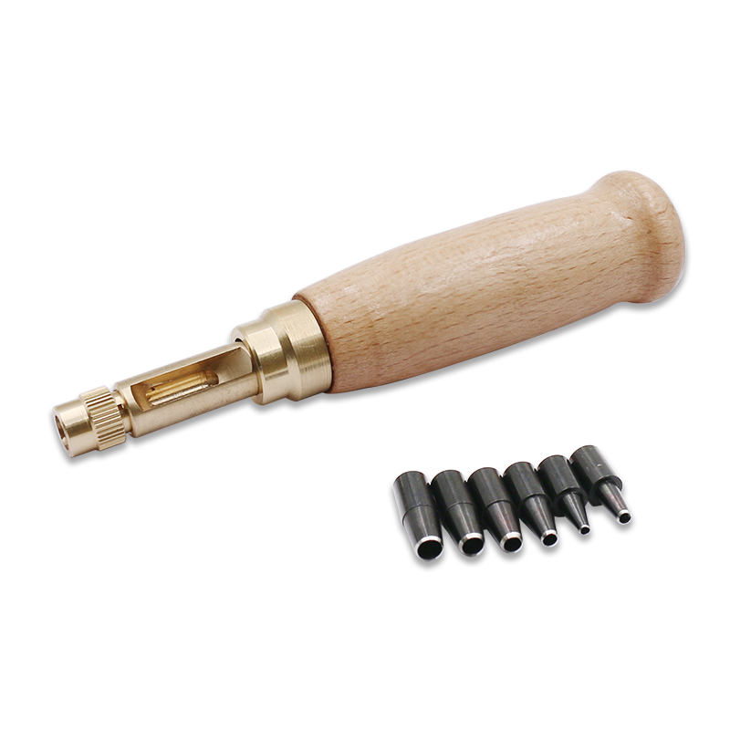 Multi-diameter semi-automatic puncher round punch strap punching meter with punching silent hole punching machine thin soft rubber round hole punching machine