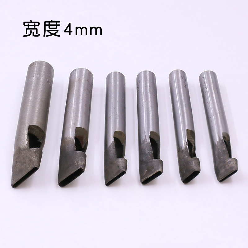 diy flat mouth punching width 4mm waist punching flat mouth rinted with a straight line for a DIY leather punching tool