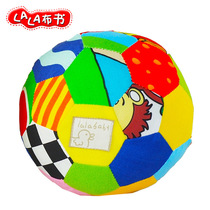 LALABABY Lara multicolored sensory toy baby bell cloth ball rattle cloth ball factory direct sales