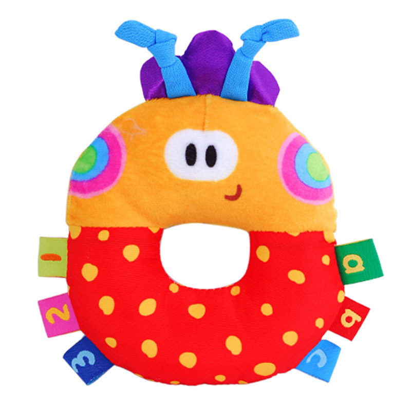 lalabby lalaba play baby hand grip rocking bell toy flowers ladybug shake a baby boob book