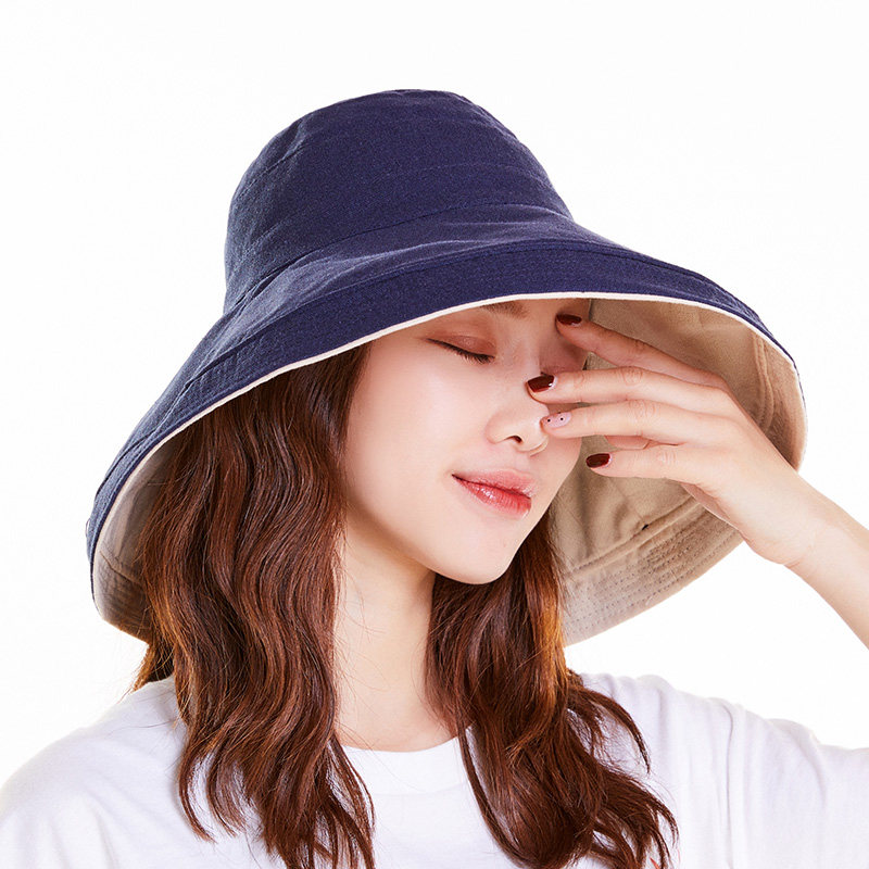 Hat female fisherman's hat spring and summer Han edition of a sun hat covered face of the hat, sun hat day out of the pelvis hat