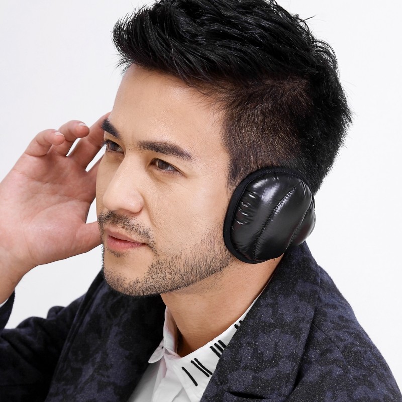 Chenghu snail warm earmuffs men's winter fashion light down women's earmuffs outdoor ear warm folding ear cover