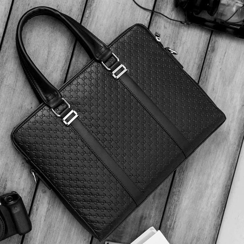Handbag Men Leisure Business Briefcase Single Shoulder Bag Inclined Satchel Genuine Leather Cross Section Computer File Men's Bag Trend