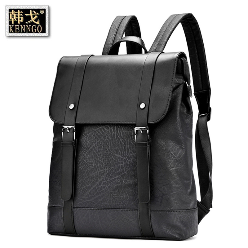 Backpack men's Oxford cloth fashion trend Korean version of student schoolbag tide brand casual small business backpack men's bag - Taobao