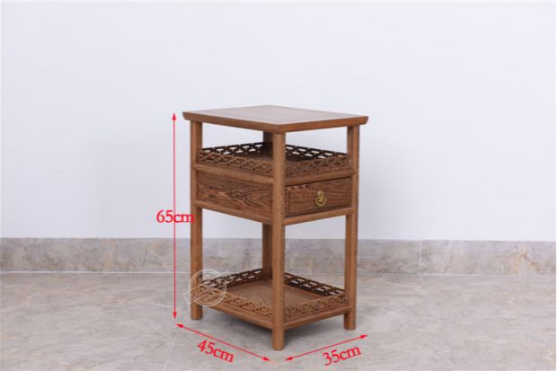 Nội thất gỗ gụ cánh gà gỗ nhỏ bàn cà phê phong cách Trung Quốc gỗ rắn cổ một vài với ngăn kéo hai lớp đơn giản cung cấp đặc biệt - Bàn trà bàn trà tròn