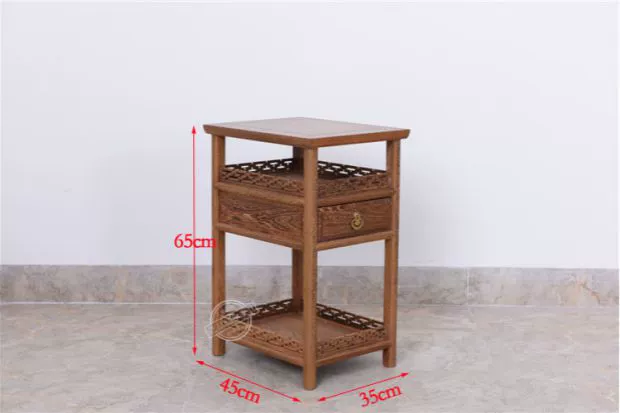 Nội thất gỗ gụ cánh gà gỗ nhỏ bàn cà phê phong cách Trung Quốc gỗ rắn cổ một vài với ngăn kéo hai lớp đơn giản cung cấp đặc biệt - Bàn trà bàn sofa chân sắt