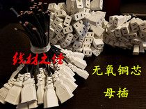 Outdoor waterproof box power plug monitoring socket two-pin female plug engineering special plug