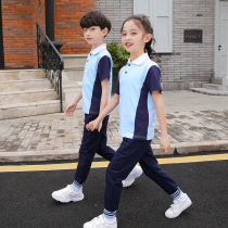 Shenzhen school uniform set kindergarten Garden uniform graduation uniform spring and autumn dress School style Primary School students class uniform Sports Meeting summer