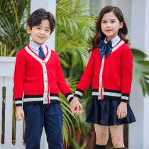 Primary School Uniforms Suit Kindergarten Garden Clothing Spring Autumn Clothing Children Sweater Autumn Winter Class Clothes Sweater Sweater Shirts