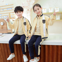 Elementary School School Uniform Suit Kindergarten Garden Clothing Spring Autumn Clothing Yinglun Wind Children Banserve The Yangqi College Wind Two sets