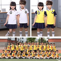 Primary school uniforms short sleeve suits summer cotton boys and girls childrens school style class uniforms teacher kindergarten uniforms