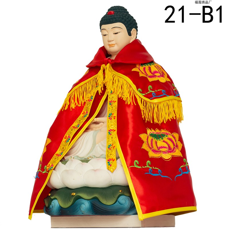 Buddha statue The statue of the Buddhist gown The Lord of the Gods The statue of the statue of the Buddha is such as the Buddha's clothes lotus embroidered bodhisattva deities-Taobao