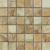 Imitation wood grain ceramic Antique mosaic Balcony outdoor wall Pool bar background wall mosaic