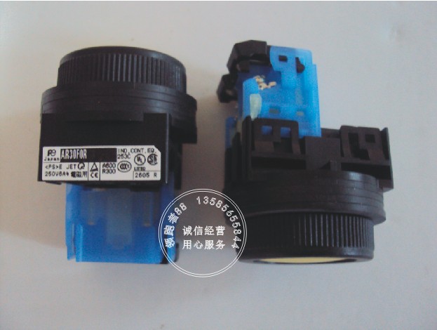 AR30FOR Fuji flat head round button switch AR30F0R-01G R B W S Y