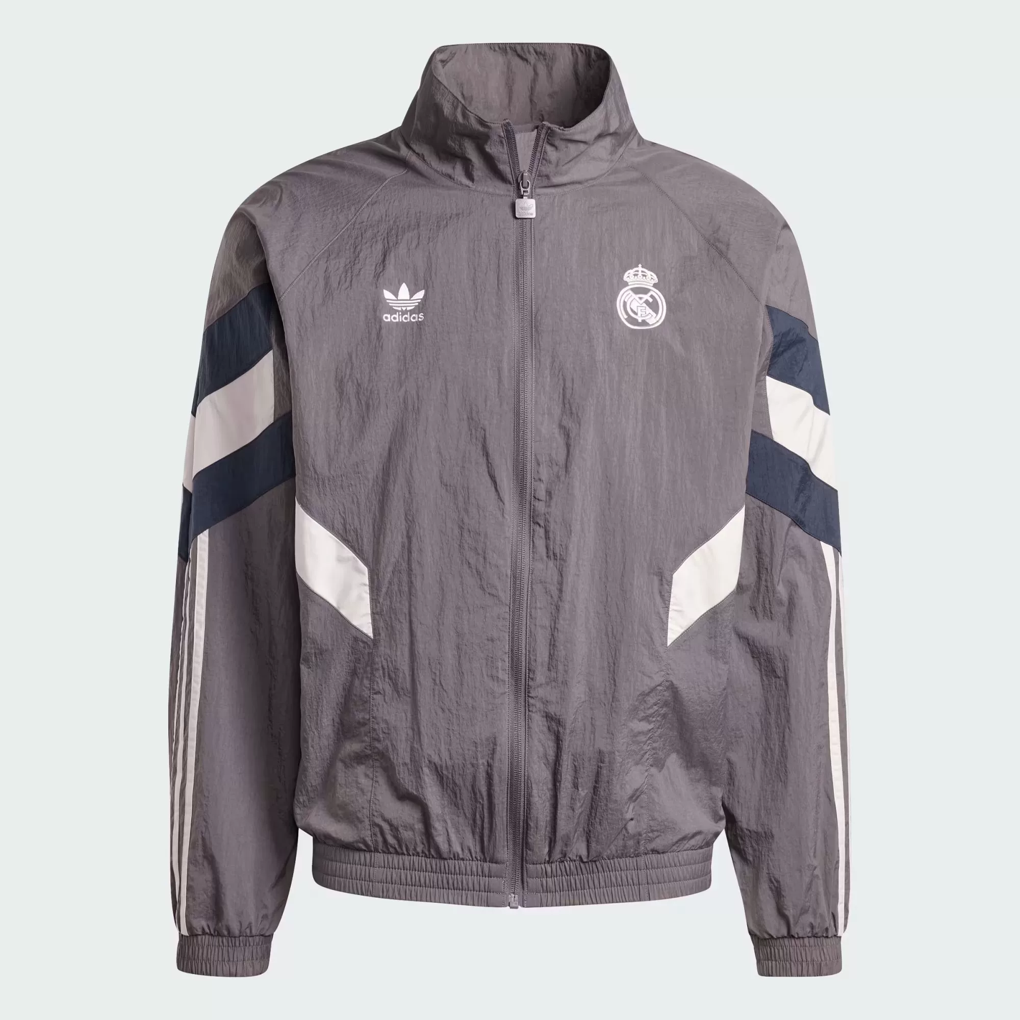 Хuangbei оригинальная AdidasAdidas Real Madrid футбольная спортивная ретро повседневная куртка на молнии JI9479