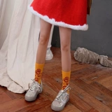 Носки, демисезонные гольфы, оберег на день рождения, популярно в интернете, средней длины, китайский стиль