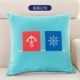 gió thời trang đệm sofa hải quân thủy thủ gối văn phòng gối xe Địa Trung Hải giường đại dương tựa lưng - Trở lại đệm / Bolsters