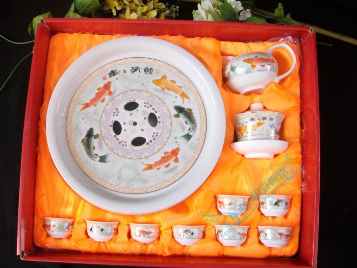 11 ceramic Pu - yu tea set ceramic tea plate teapot teapot teacup tea cup equipped with fair cup