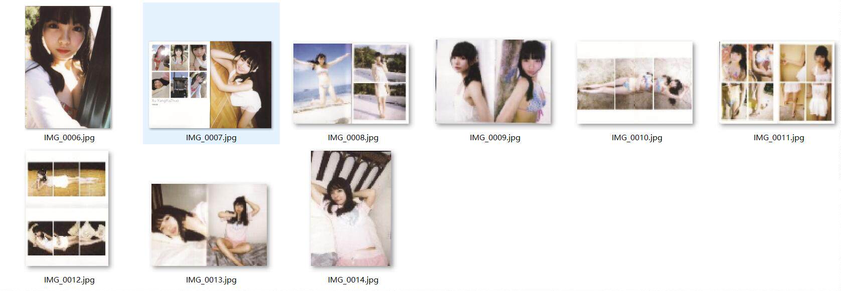 (Spot) SNH48 Xu Yangyuzhuo Mihara Kangzheng Photo Single (16P)
