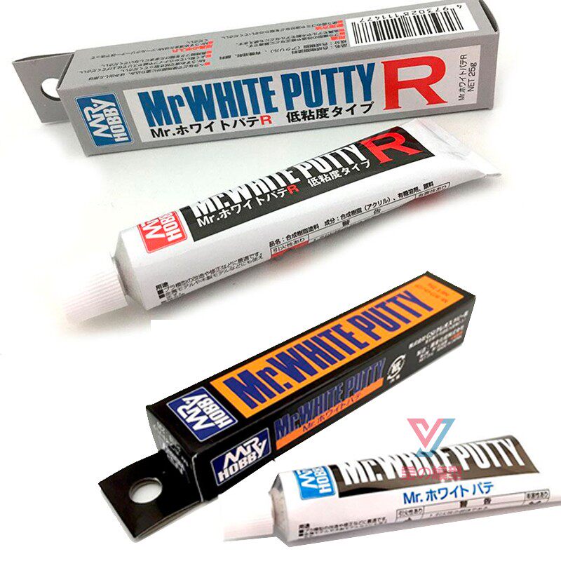 Military up to model Gunshi P123 white toothpaste filling soil low viscosity easy cutting filling soil P118 seamless