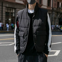Winter bông vest nam Hàn Quốc triều XL mới trẻ áo ghi lê ấm vest cổ áo người đàn ông bông áo khoác quần áo nam 
