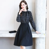 Осеннее платье, корсет, дизайнерский комплект, юбка, 2021 года, в корейском стиле, подходит для подростков, тренд сезона