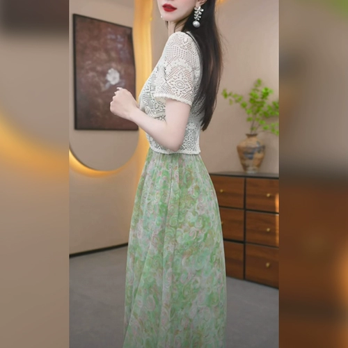 Кружевной комплект, юбка, приталенный корсет