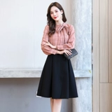 Осеннее платье, корсет, дизайнерский комплект, юбка, 2021 года, в корейском стиле, подходит для подростков, тренд сезона