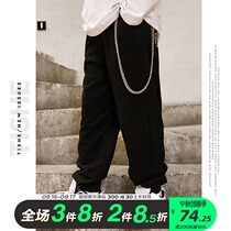Boys trousers 2021 foreign style Spring and Autumn wear thin casual sweatpants big children hip hop hip hop street dance brand