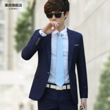 Мужской комплект, костюм для отдыха, пиджак классического кроя, свадебное платье, 3 предмета, в корейском стиле