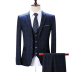 Bộ vest nam ba mảnh phù hợp với Hàn Quốc Slim England bình thường chú rể váy cưới kẻ sọc phù hợp với nam nhỏ áo vest nam đẹp Suit phù hợp