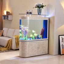 Bullet head no change water bottom filter ecological fish tank living room household large and medium glass aquarium entrance 1 2 meters