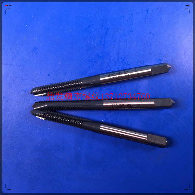 British Europa ET oxidised black first end straight groove screw tapping 12-10-24-28-32-36 steel aluminum machine with screw tap