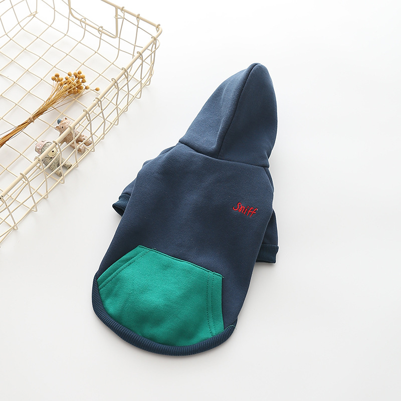 Áo len mùa xuân Quần áo cho chó Teddy quần áo hai chân Mùa xuân và mùa thu Schnauzer thú cưng quần áo cotton Quần áo mèo hơn quần áo gấu - Quần áo & phụ kiện thú cưng bộ quần áo cho mèo