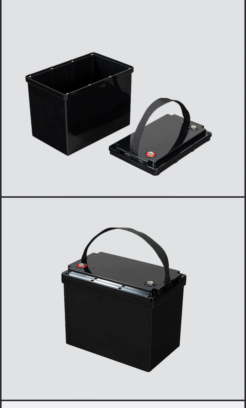 Factory Direct Supply 12V70Ah Detachable Lithium Battery Plastic Box Waterproof Easy to Disassemble and Repair Portable Wholesale