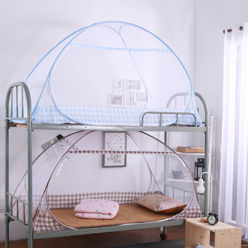 Muỗi net yurt miễn phí lắp đặt ký túc xá sinh viên giường đôi 1.0 m có thể gập lại nhà giường con 1.2 m giường