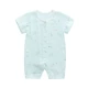 Mu Mu Le baby tre sợi gạc jumpsuit ngắn tay nửa quần short tay rách tách bé romper kín 裆 quần áo - Áo liền quần