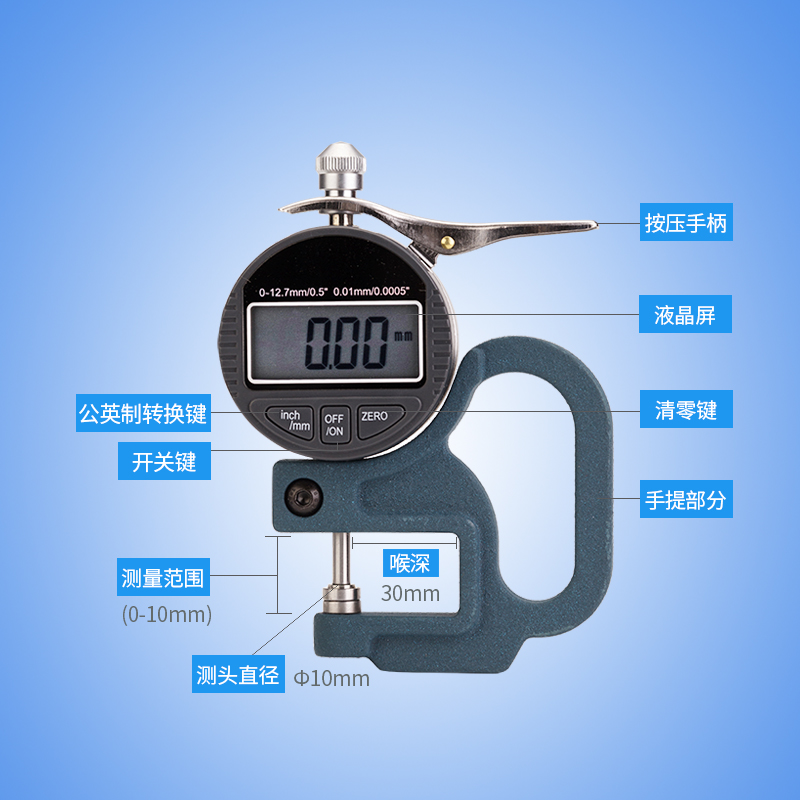 [USD 28.97] Digital Percent Thickness Measurement Thickness Measuring