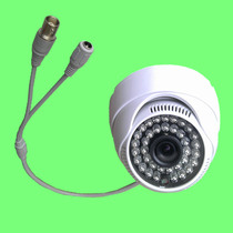 HD analog surveillance camera wide angle indoor hemisphere 1 3 CCD coaxial camera 4140 673 probe