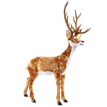 120CM Christmas Deer Elk Christmas decoration deer scene layout simulation decorations Christmas decoration supplies