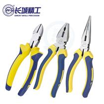 Great Wall Seiko vise Sharp nose pliers Oblique mouth pliers Flat mouth pliers Wire pliers Oblique mouth pliers Pliers labor-saving tools