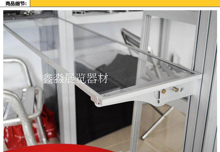 Transparent Acrylic Wrap edge laminate Peering octagonal Octagonal Exhibition Position Display Laminate 300 * 990 Standard Dimensions