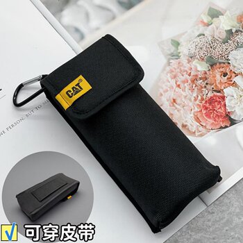 Wearable belt-resistant sports sunglasses case, portable light sunglasses bag, large carry-on men's bag, hanging belt