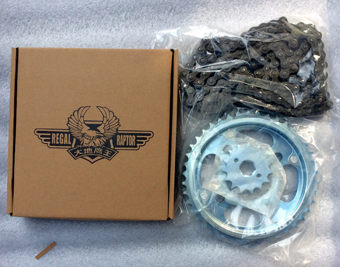 Earth Eagle King motorcycle chain DD150E one 2F one DD125 one 2F chain gear combination is new