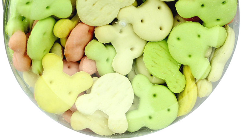 Tiny tình yêu bánh quy khử mùi bánh quy con chó ăn nhẹ 700g thùng lớn lông vàng Bánh quy Teddy Bomei - Đồ ăn vặt cho chó bán thức ăn cho chó